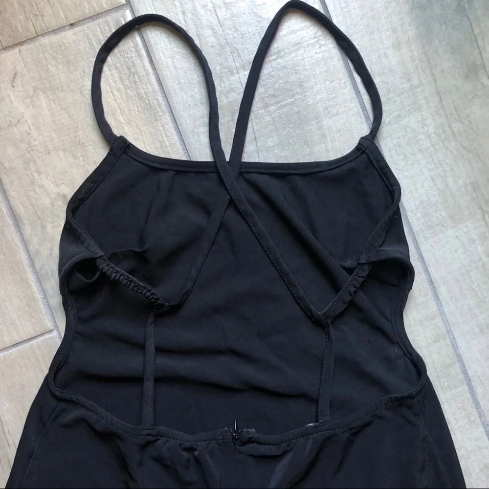 Brandy Melville Slinky Flirty Cutout Strappy Dress in Black. Size 4